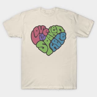 Love Is Spoken Here Word Art T-Shirt